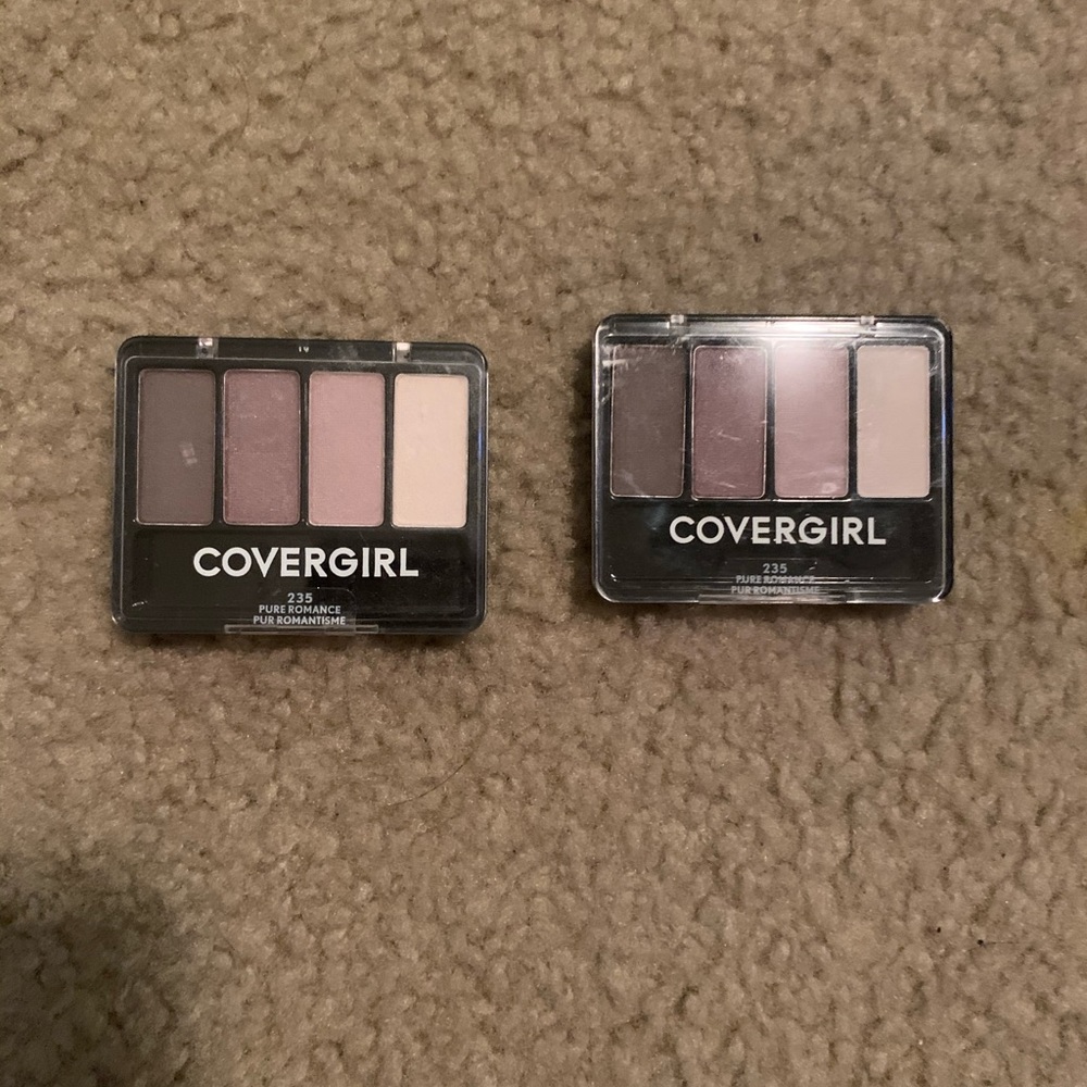 Lot of 2 covergirl neutral eyeshadow palettes